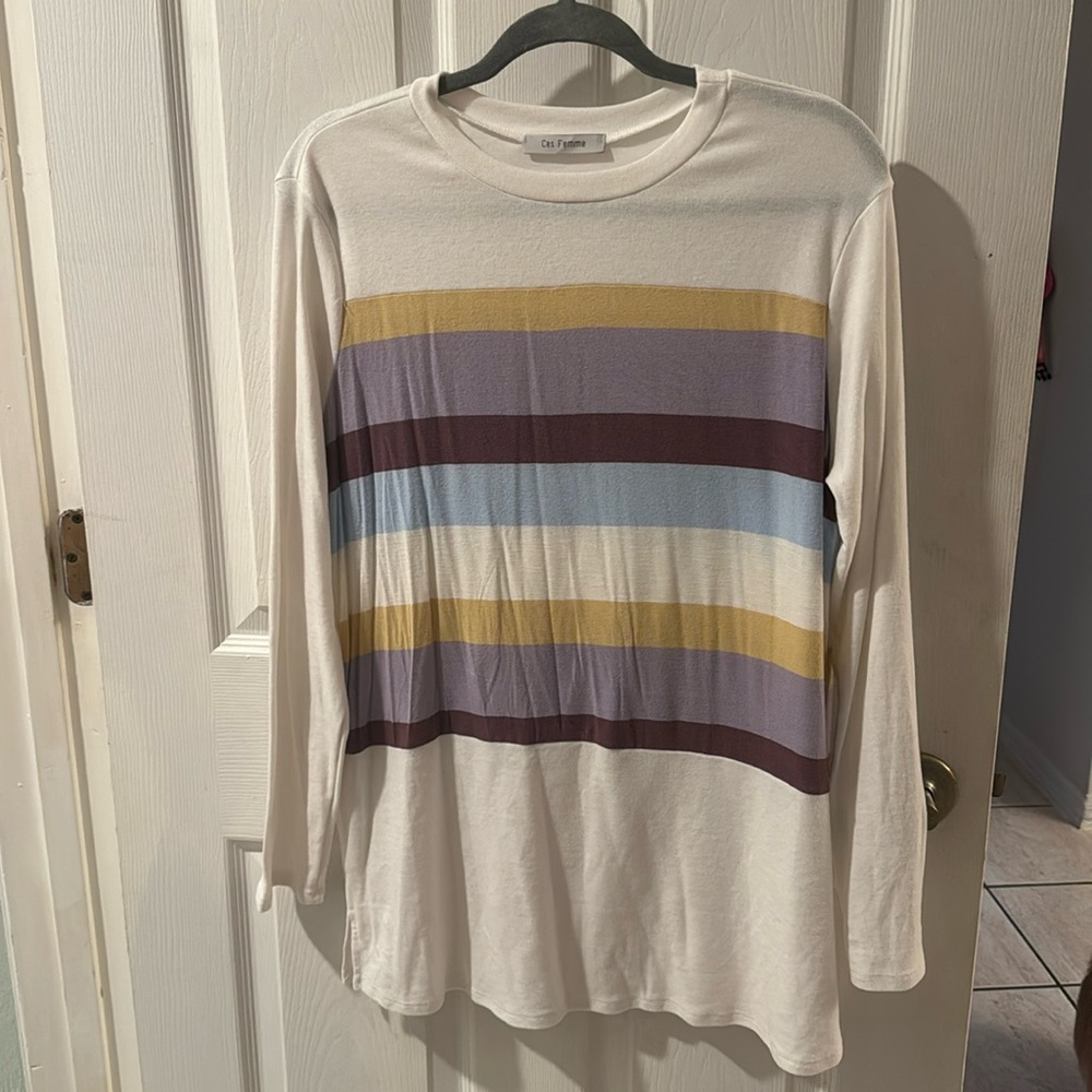 Women’s Ces Femme long sleeve striped top